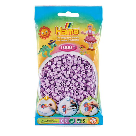 Hama Iron Beads Lila Pastel 1000 stykker