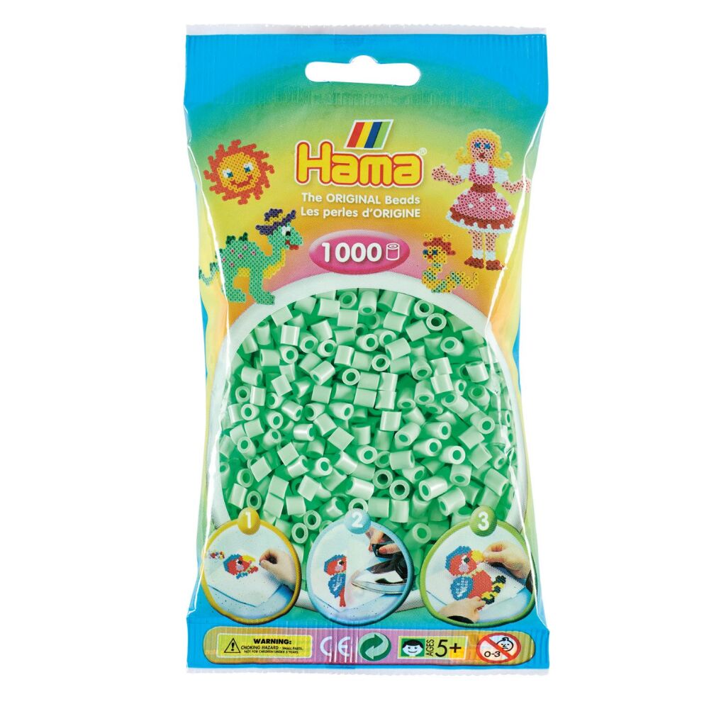 Hama strygeperler mint pastel 1000 stk