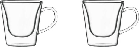 Diverse Luigi Bormioli termisk kaffe og te glas 29,5 cl dobbeltvægget 2 stk.