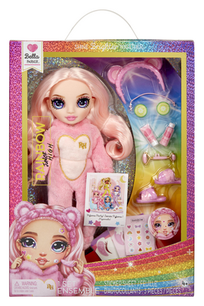 Rainbow high junior high pyjamasfest - 23 cm - bella (pink) - modedukke