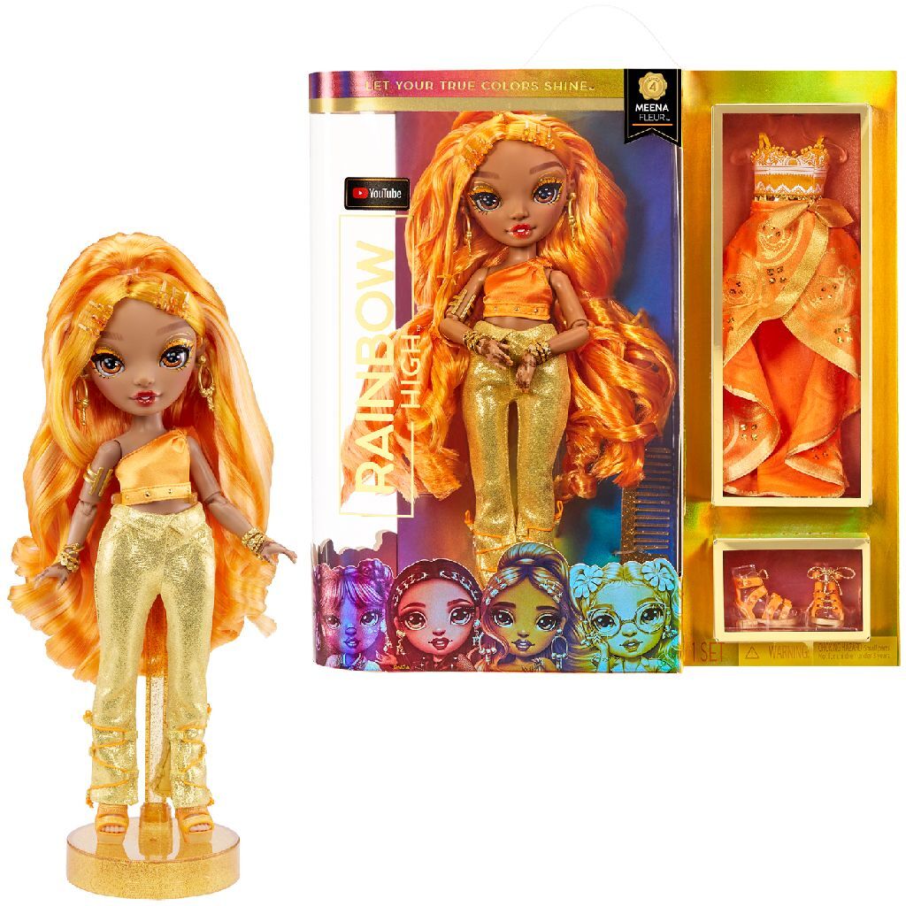 Rainbow High Rainbow High Fashion Doll Meena + tilbehør