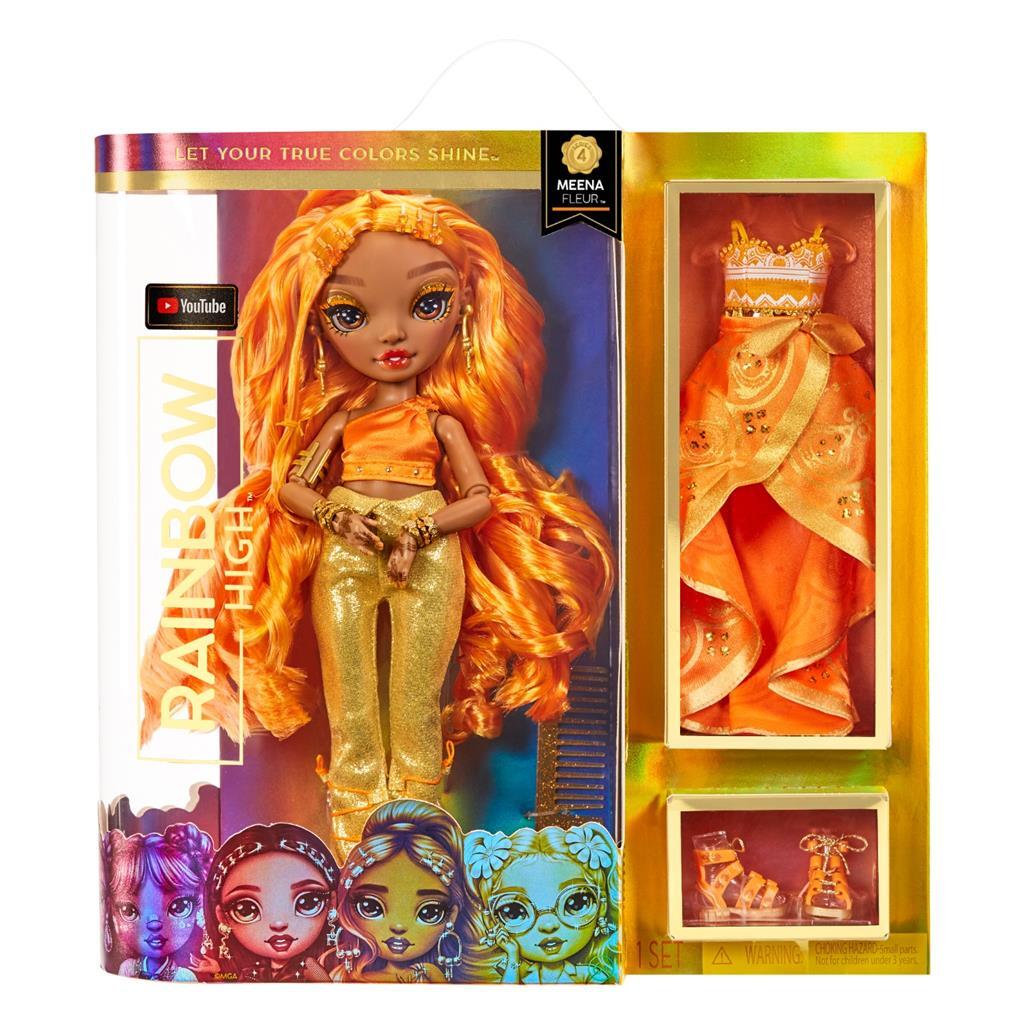 Rainbow High Rainbow High Fashion Doll Meena + tilbehør