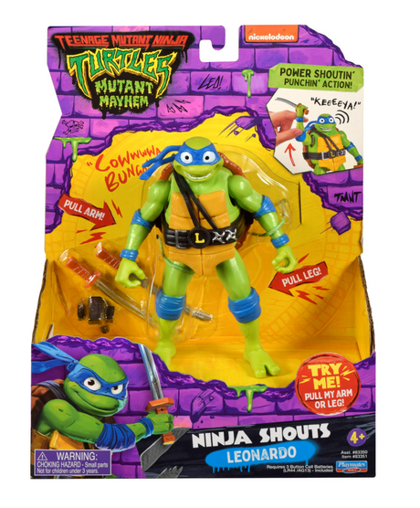 Teenage mutant ninja turtles - ninja råber leonardo