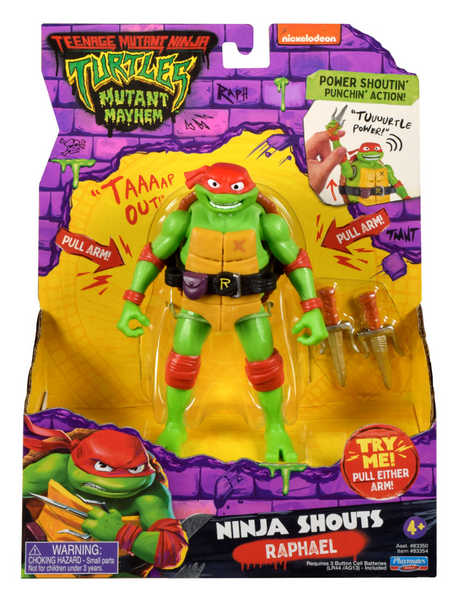 Boti teenage mutant ninja turtles ninja råber legefigur - raphael