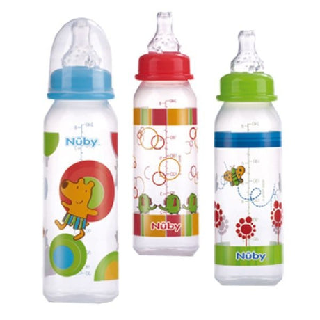 Nuby baby drikkedunk 240ml assorteret