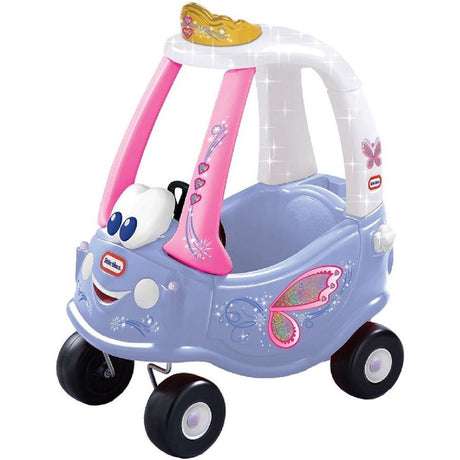 Little tikes hyggelig coupe fairy walking bil 75x42x86 cm pink lilla