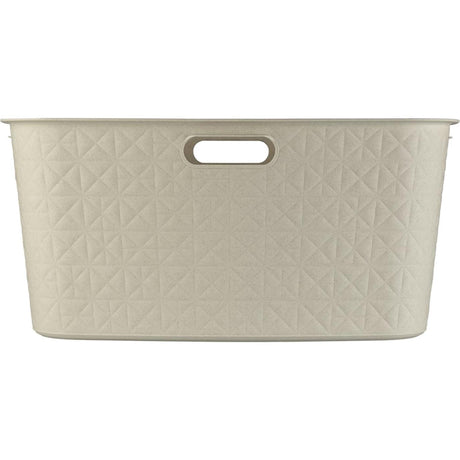 Curver softex vasketøjskurv 45l kridhvid 57x37x27cm