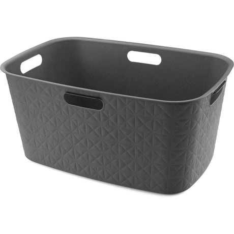 Curver softex vasketøjskurv 45l antracit 57x37x27cm