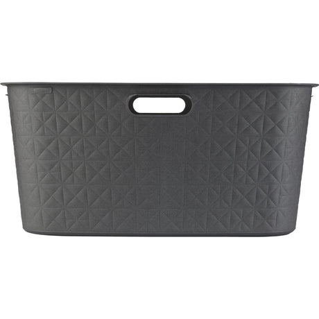Curver softex vasketøjskurv 45l antracit 57x37x27cm