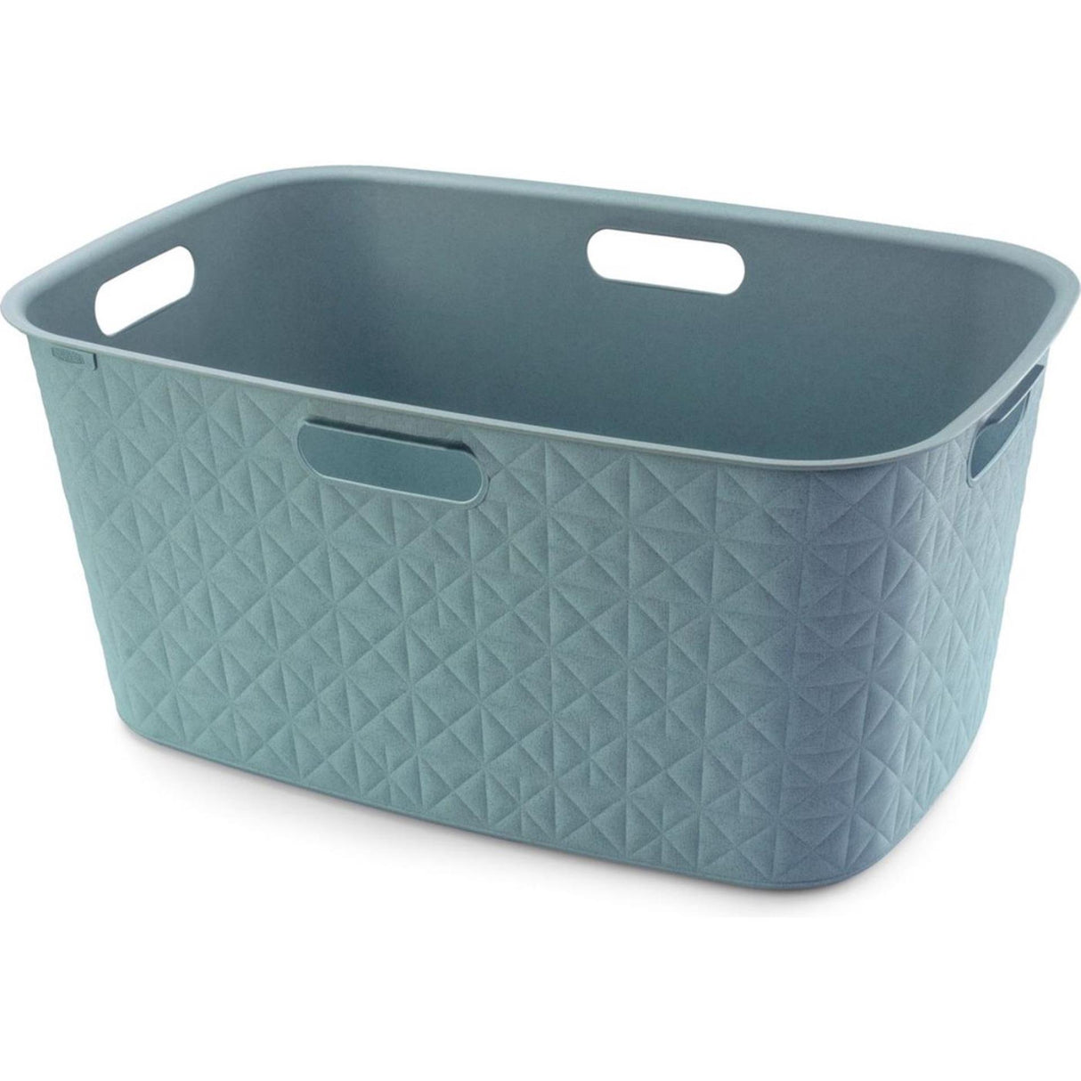 Curver softex vasketøjskurv 45l blågrøn 57x37x27cm
