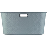 Curver softex vasketøjskurv 45l blågrøn 57x37x27cm