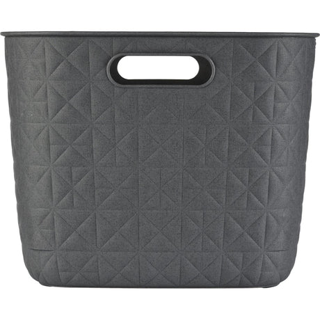 Curver softex opbevaringskurv l - 19l antracit 38x29x22cm