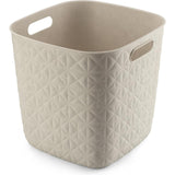 Curver softex opbevaringskurvterning - 15l kridhvid 28x28x27cm