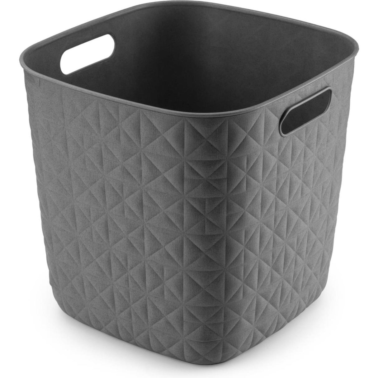 Curver softex opbevaringskurv terning - 15l antracit 28x28x27cm