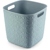 Curver softex opbevaringskurv terning - 15l blå-grøn 28x28x27cm