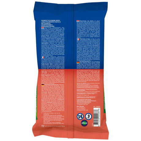 Blue wonder desinfektionsservietter 72 stk.