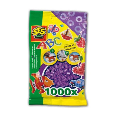 Ses strygeperler lilla 1000 stk