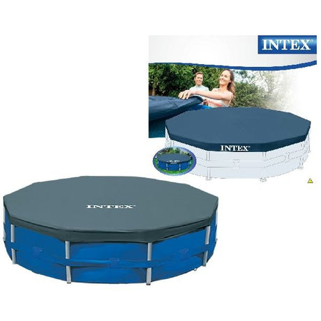 Intex 28030 betræk til swimmingpool stel 305cm blå
