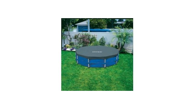 Intex 28032 betræk til swimmingpool stel 457cm blå