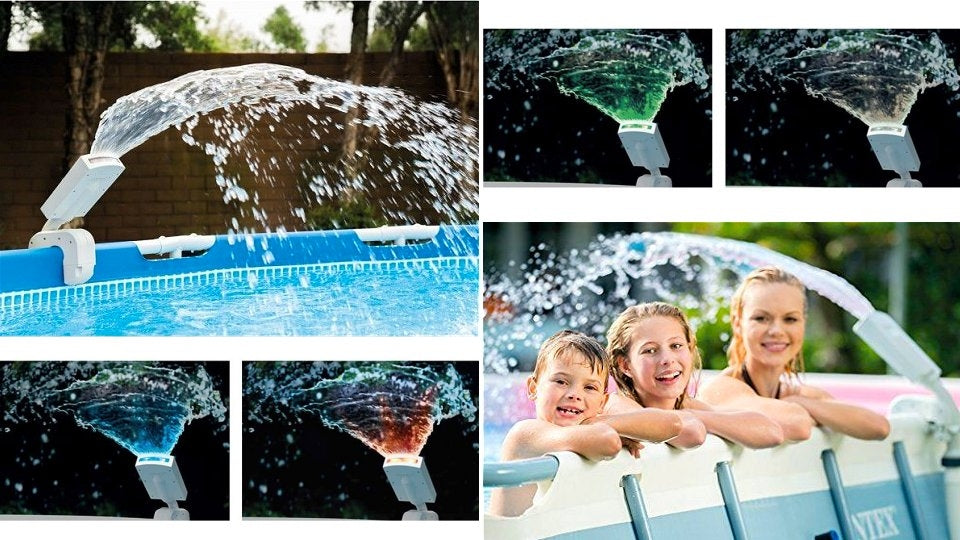 Intex 28089 LED flerfarvet swimmingpool sprinkler