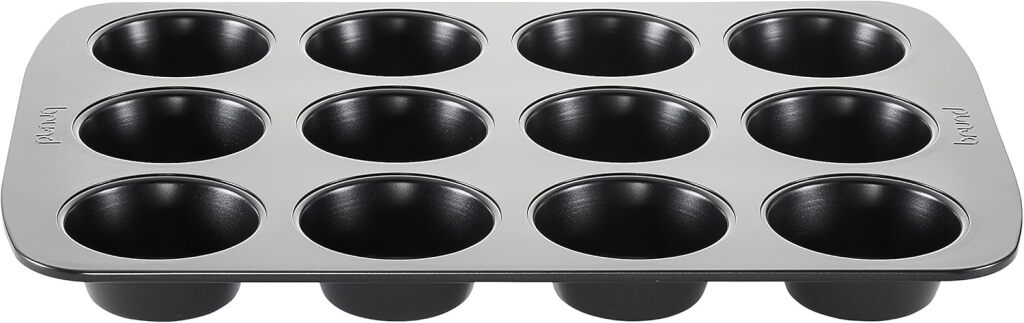 Brund muffinform 12 rum sort