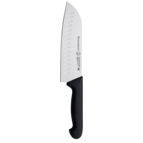 Messermeister four seasons santoku kniv 18 cm rustfrit stål sort