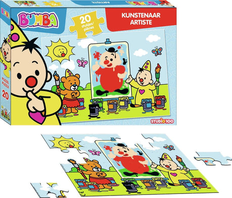 Studio 100 bumba puslespil kunstner, 20 stk.
