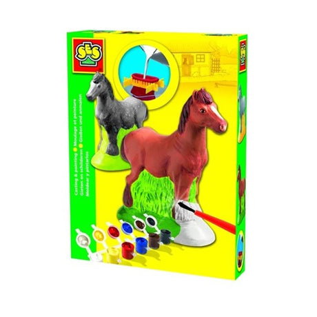 Støbning seks figurer, hest