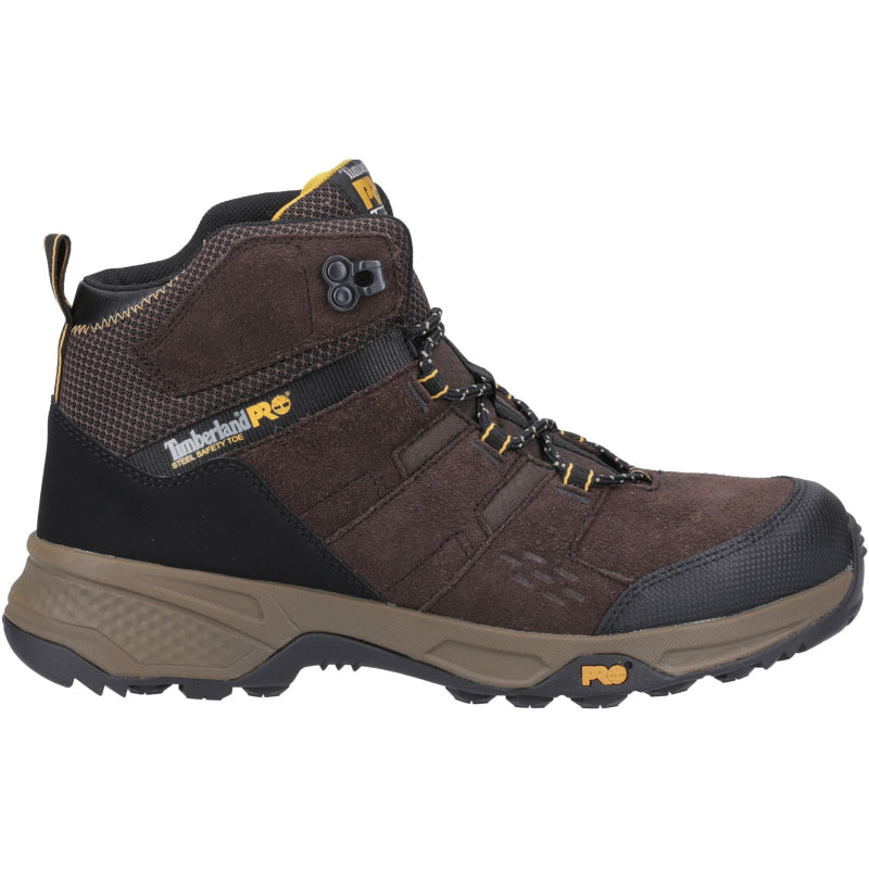 Timberland pro arbejdssko switchback steel-toe s1 | mørkebrun | størrelse 44 - 196248149356