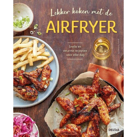 Deltas nyder at lave mad med airfryeren