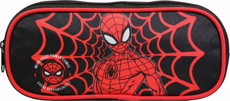 Jim jam penalhus spiderman kuffert 2 rum med 2 lynlåse