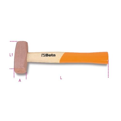 Beta kobber hammer 1000gr 1385 37