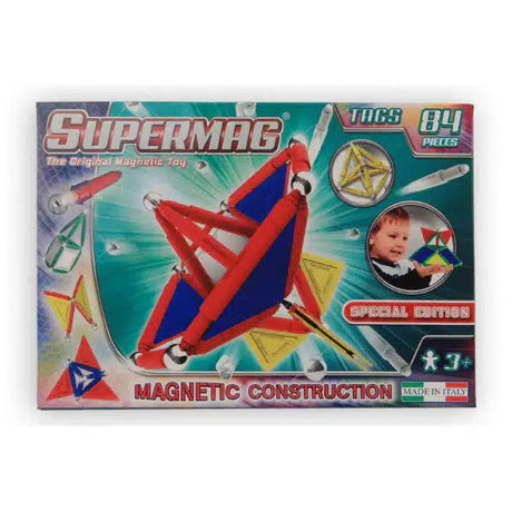 Supermag magnetisk byggesæt 84 stk