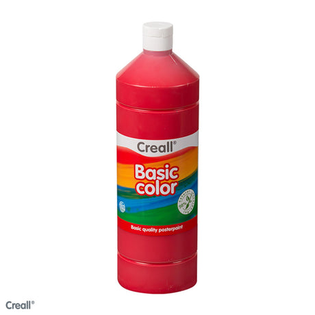 Creall skolemaling lys rød - 500ml