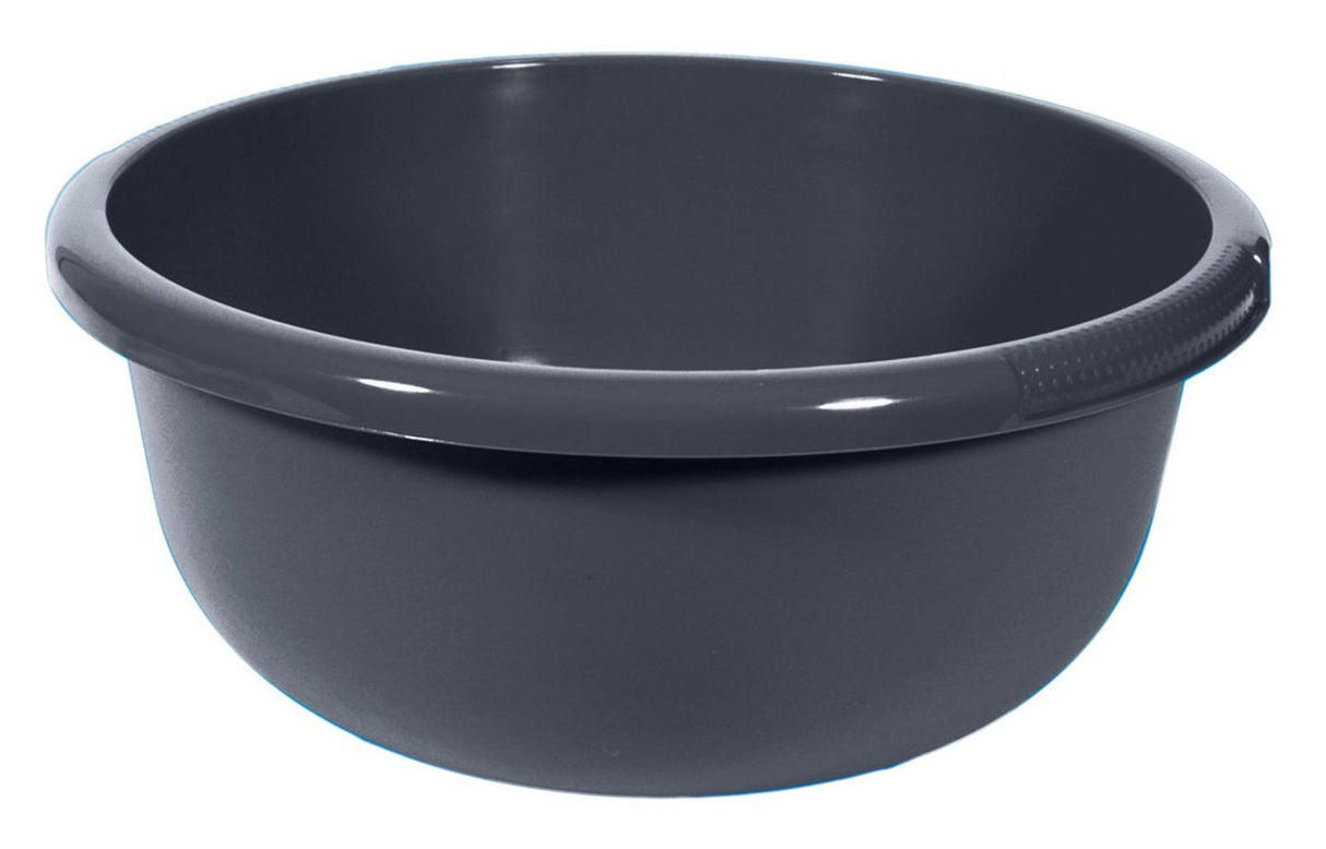 Curver opvaskeskål rund 10,5 liter antracit diameter 36xh16cm<br>