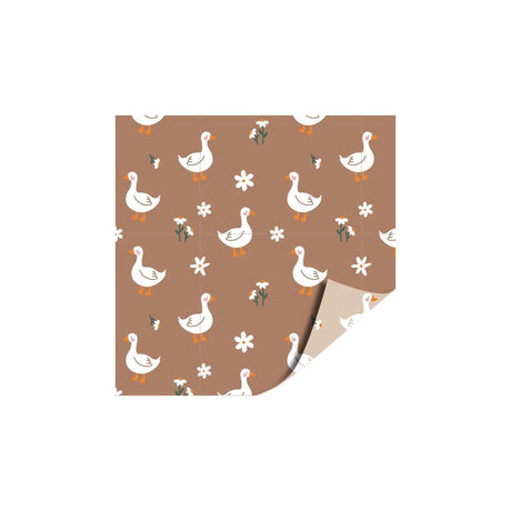 Kasseplan tællerrulle 50cm 100m - gåsebrun beige