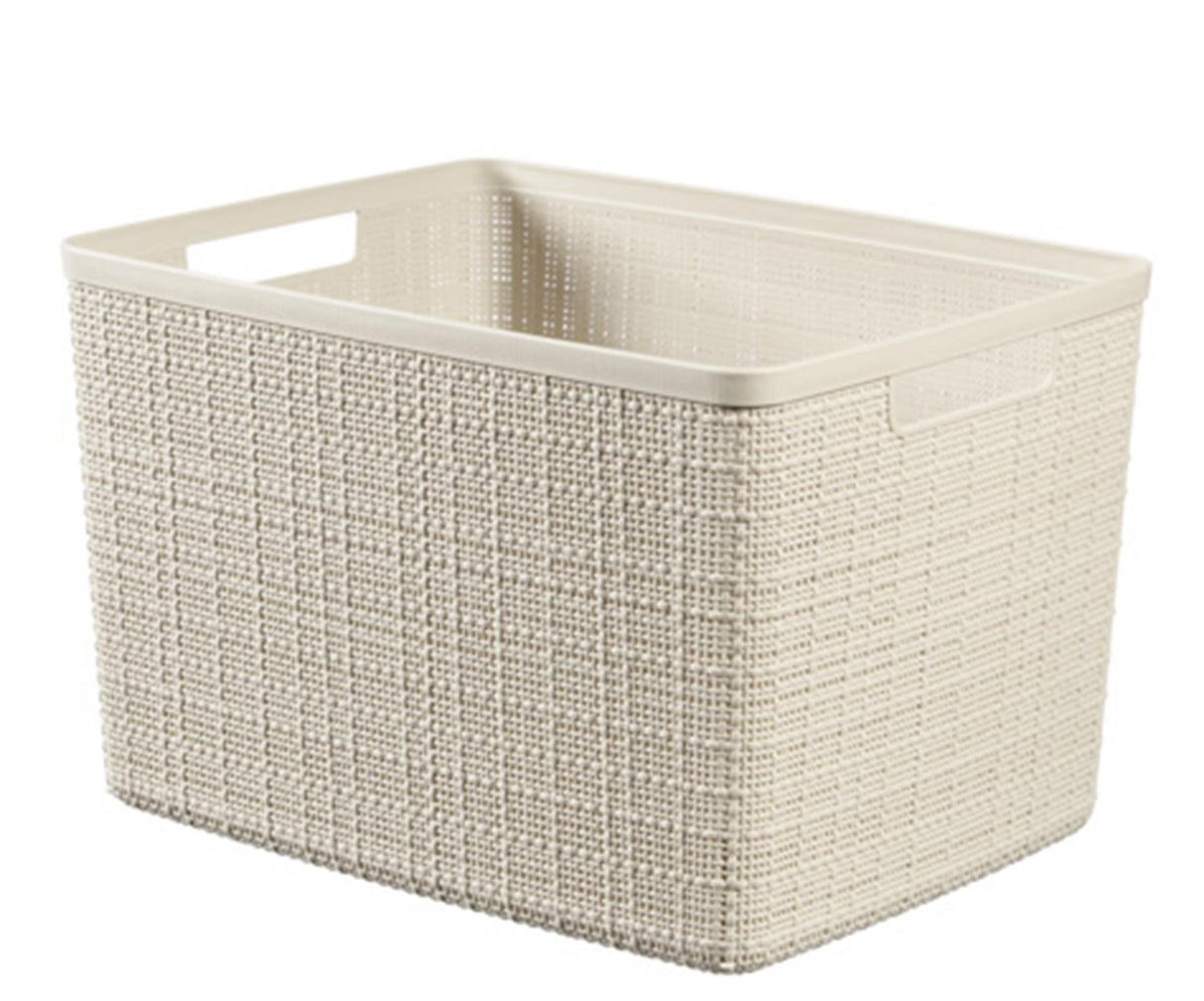 Curver jute kurv l - 20 liter - råhvid