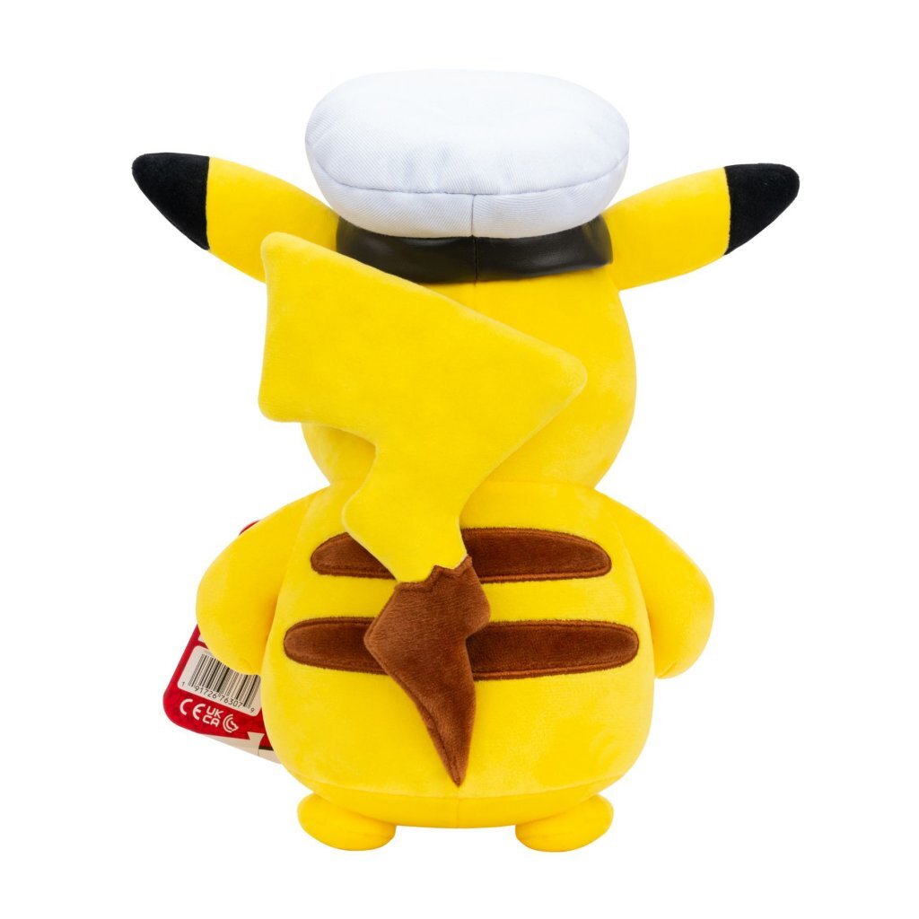 Jazwares pokémon - 20 cm plys - kaptajn pikachu