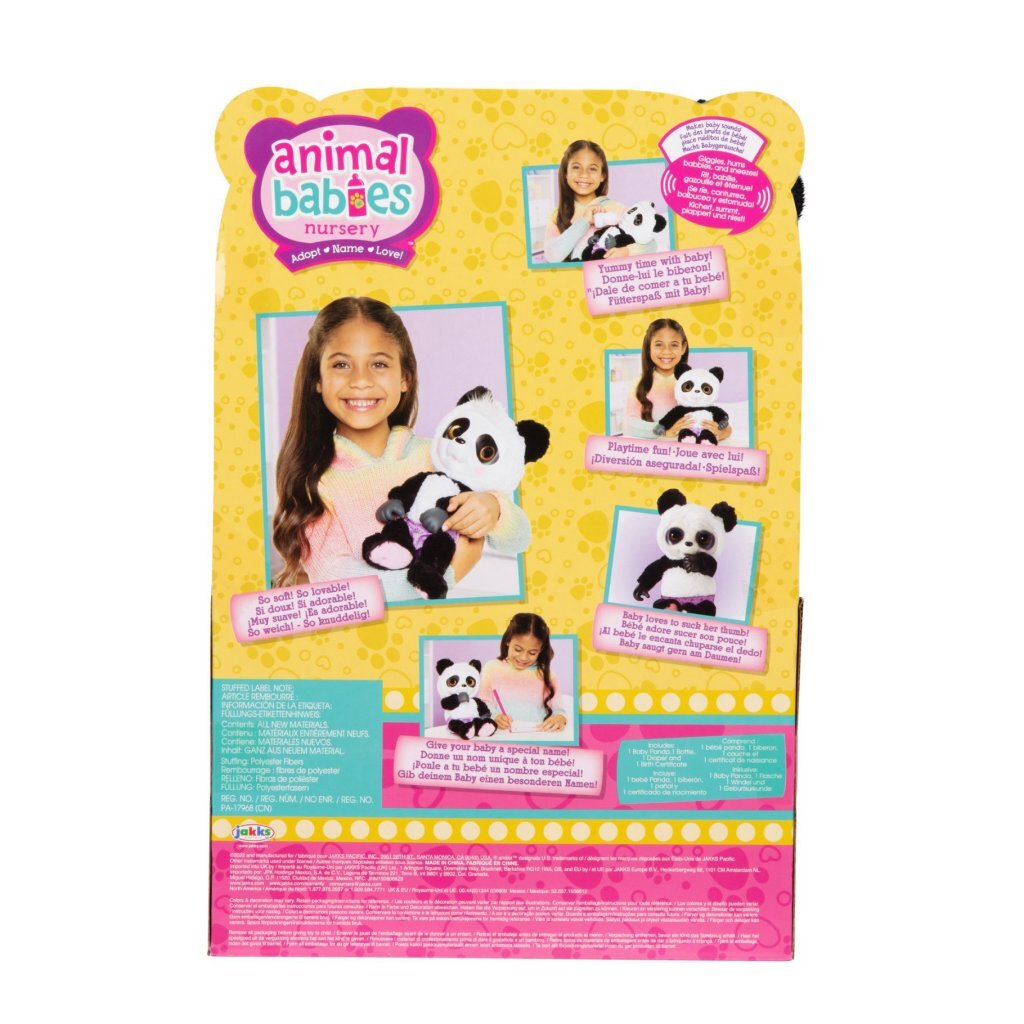 Jakks animal babyer panda + lyd