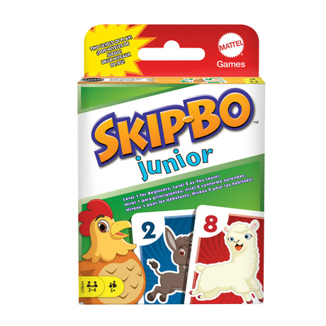 Mattel spil skip-bo junior kortspil