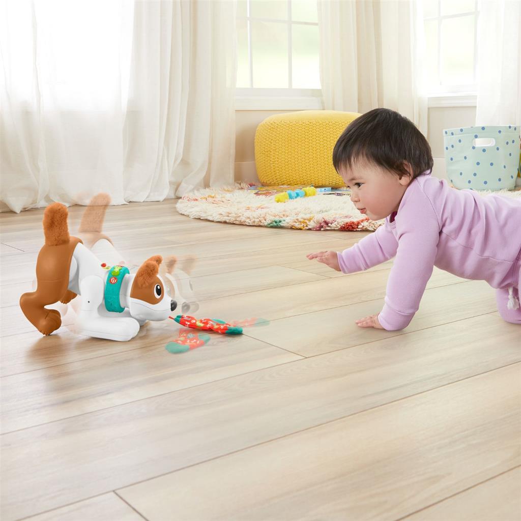 Fisher price kravle med mig hvalp + lys og lyd