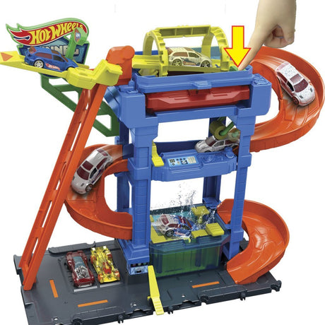 Hot wheels city tunnel twist bilvask - racerbane