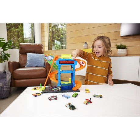Hot wheels city tunnel twist bilvask - racerbane