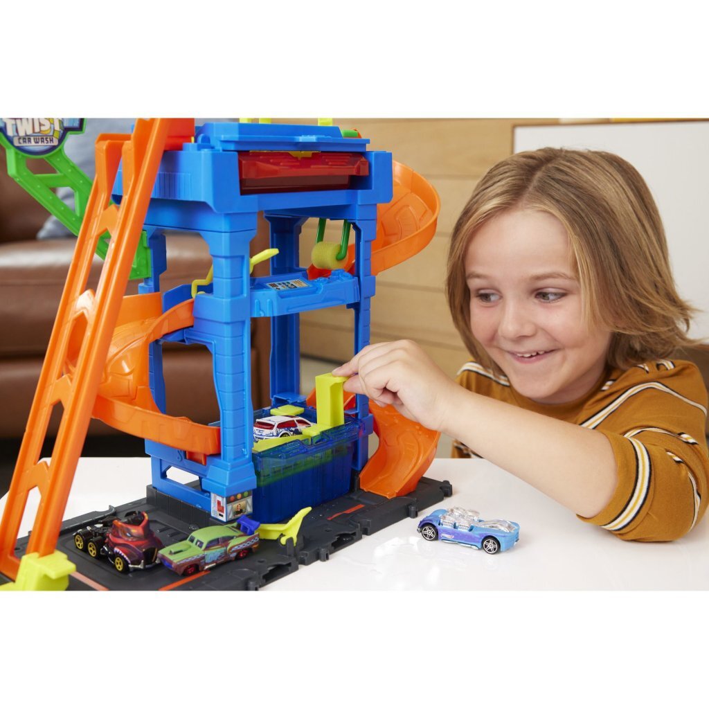 Hot wheels city tunnel twist bilvask - racerbane