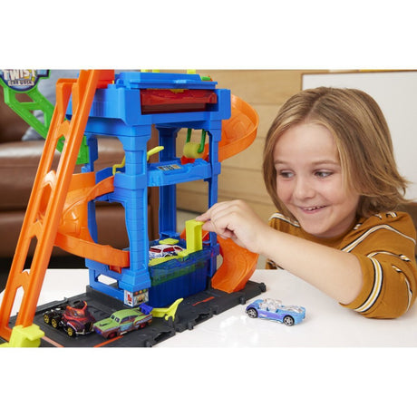 Hot wheels city tunnel twist bilvask - racerbane