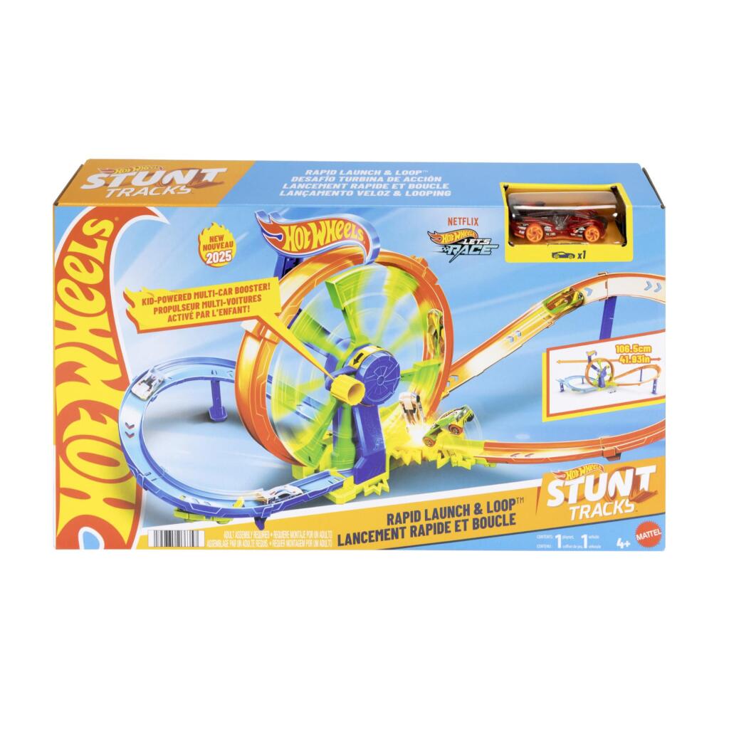 Start og loop Hot Wheels med lynets hast - looping spor