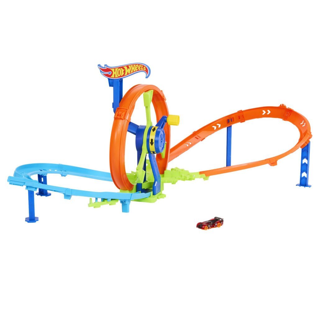 Start og loop Hot Wheels med lynets hast - looping spor