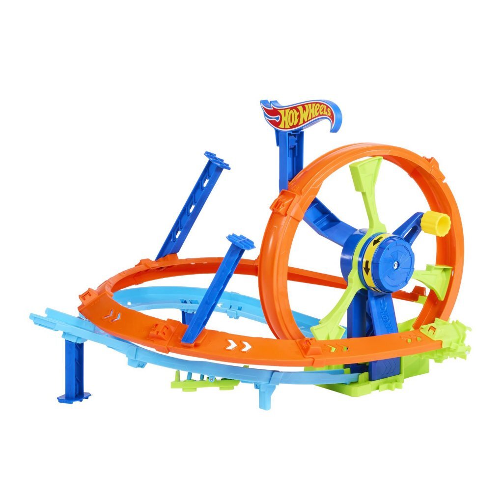 Start og loop Hot Wheels med lynets hast - looping spor