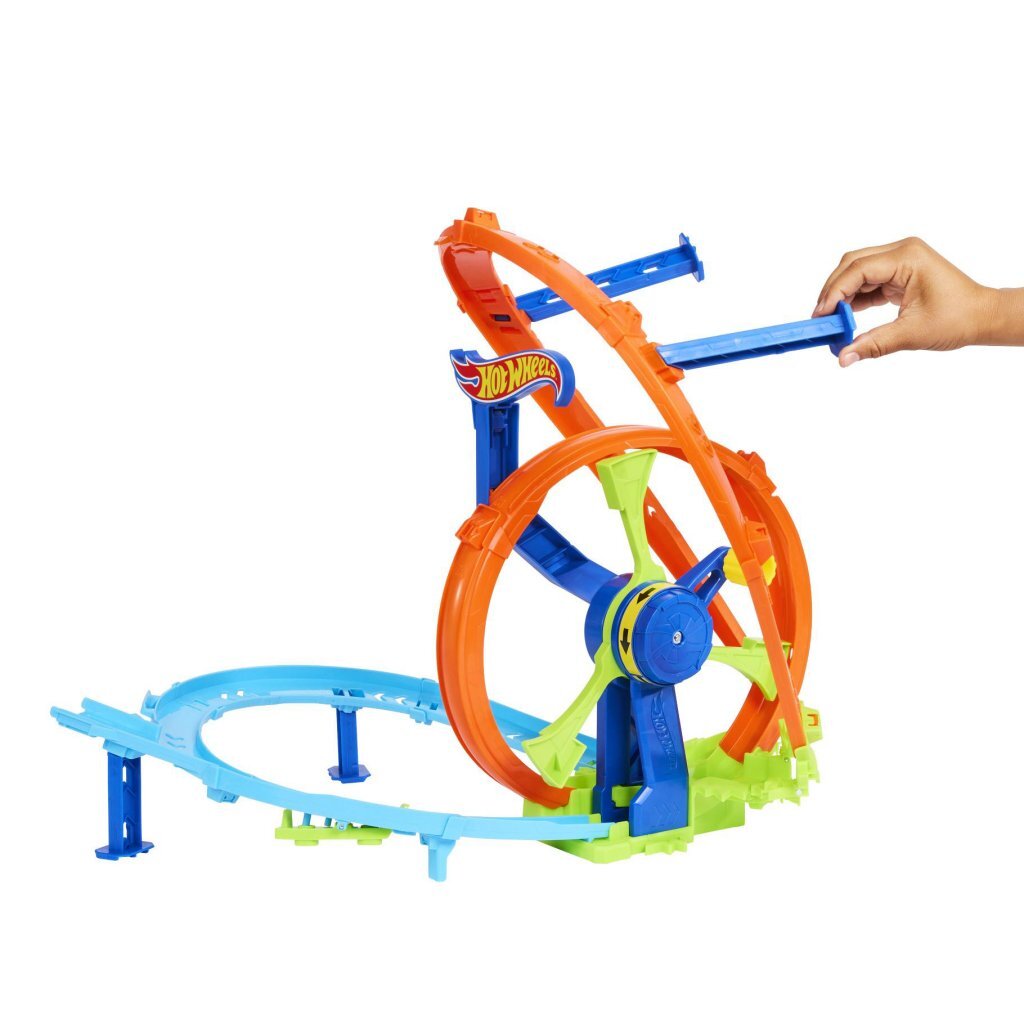 Start og loop Hot Wheels med lynets hast - looping spor