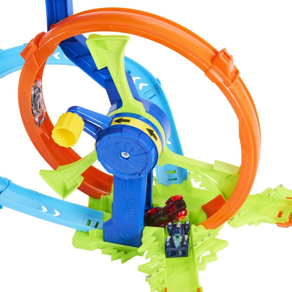 Start og loop Hot Wheels med lynets hast - looping spor
